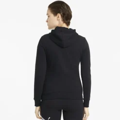 Truien & Vesten-Puma Essentials Logo hoodie dames black