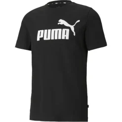 Shirts, Polo's & Blouses-Puma Essentials Logo shirt heren black