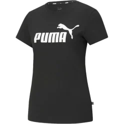 Shirts, Polo's & Blouses-Puma Essentials Logo shirt dames black