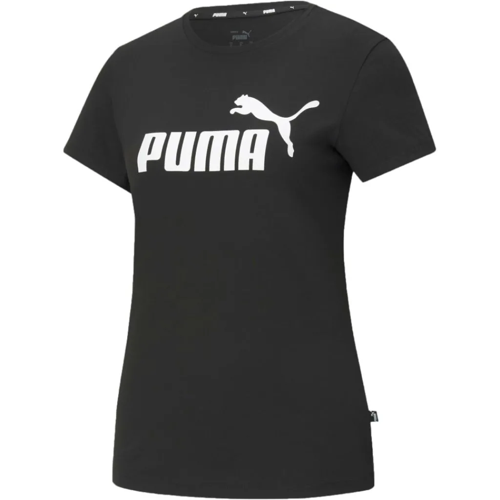 Shirts, Polo's & Blouses-Puma Essentials Logo shirt dames black
