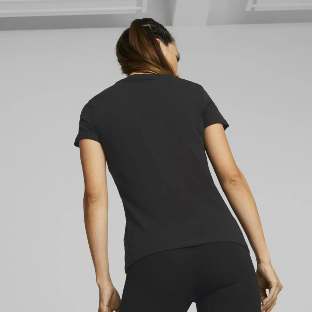 Shirts, Polo's & Blouses-Puma Essentials Logo shirt dames black