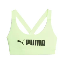 Sportbh's-Puma Fit sport bh dames speed green black