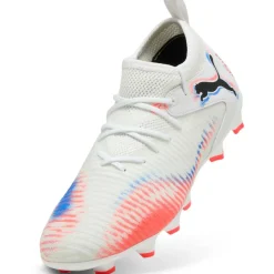 Voetbalschoenen-Puma Future 8 Match FG - AG voetbalschoenen junior white black glowing red