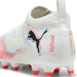 Voetbalschoenen-Puma Future 8 Match FG - AG voetbalschoenen junior white black glowing red