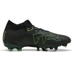 Puma Future 8 Match FG - AG voetbalschoenen black fizzy light green terrain< Voetbalschoenen