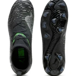 Voetbalschoenen-Puma FUTURE 8 MATCH FG AG voetbalschoenen junior black cool light grey fluo green