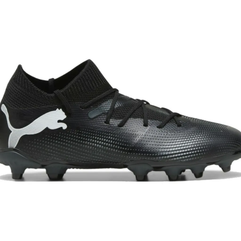 Puma FUTURE 7 MATCH FG AG voetbalschoenen junior black white< Voetbalschoenen