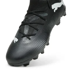 Puma FUTURE 7 MATCH FG AG voetbalschoenen junior black white< Voetbalschoenen