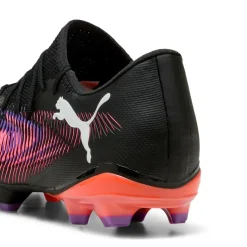 Puma FUTURE 8 MATCH Low FG AG voetbalschoenen heren black white glowing red< Voetbalschoenen