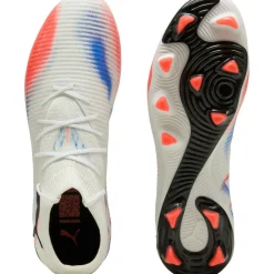Voetbalschoenen-Puma Future 8 Pro FG - AG voetbalschoenen white black glowing red