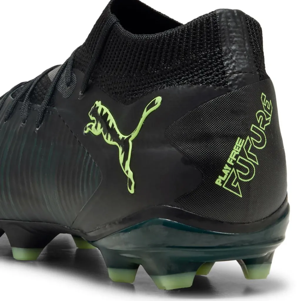 Voetbalschoenen-Puma Future 8 Pro FG - AG voetbalschoenen black fizzy light green terrain