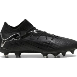 Puma FUTURE 7 PRO FG AG voetbalschoenen heren black silver< Voetbalschoenen