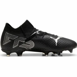 Puma FUTURE 7 PRO FG AG voetbalschoenen heren black silver< Voetbalschoenen