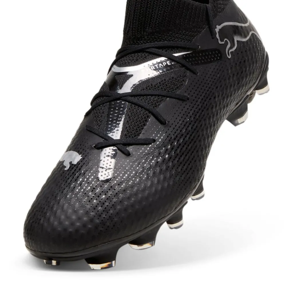 Puma FUTURE 7 PRO FG AG voetbalschoenen heren black silver< Voetbalschoenen