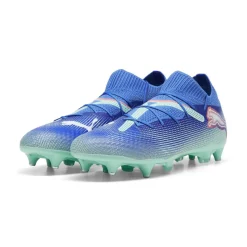Voetbalschoenen-Puma FUTURE 7 PRO MXSG voetbalschoenen heren bluemazing white electric peppermint
