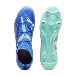Voetbalschoenen-Puma FUTURE 7 PRO MXSG voetbalschoenen heren bluemazing white electric peppermint