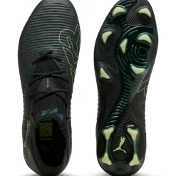 Voetbalschoenen-Puma Future 8 Ultimate FG voetbalschoenen black fizzy licht green terrain