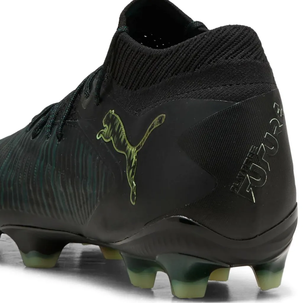 Voetbalschoenen-Puma Future 8 Ultimate FG voetbalschoenen black fizzy licht green terrain