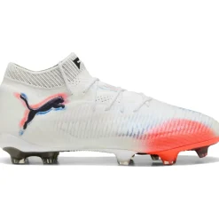 Puma Future 8 Ultimate FG voetbalschoenen white  black glowing red< Voetbalschoenen