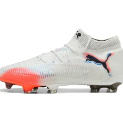 Puma Future 8 Ultimate FG voetbalschoenen white  black glowing red< Voetbalschoenen