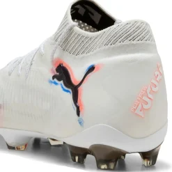 Puma Future 8 Ultimate FG voetbalschoenen white  black glowing red< Voetbalschoenen