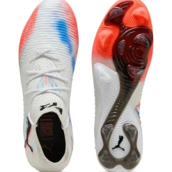 Puma Future 8 Ultimate FG voetbalschoenen white  black glowing red< Voetbalschoenen