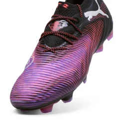 Puma FUTURE 8 ULTIMATE Low FG voetbalschoenen heren black white glowing red< Voetbalschoenen