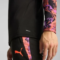 Puma IndividualCUP 1/4 Zip trainingsshirt heren black< Voetbalkleding