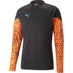 Puma IndividualCUP trainingsshirt heren black ultra orange< Voetbalkleding