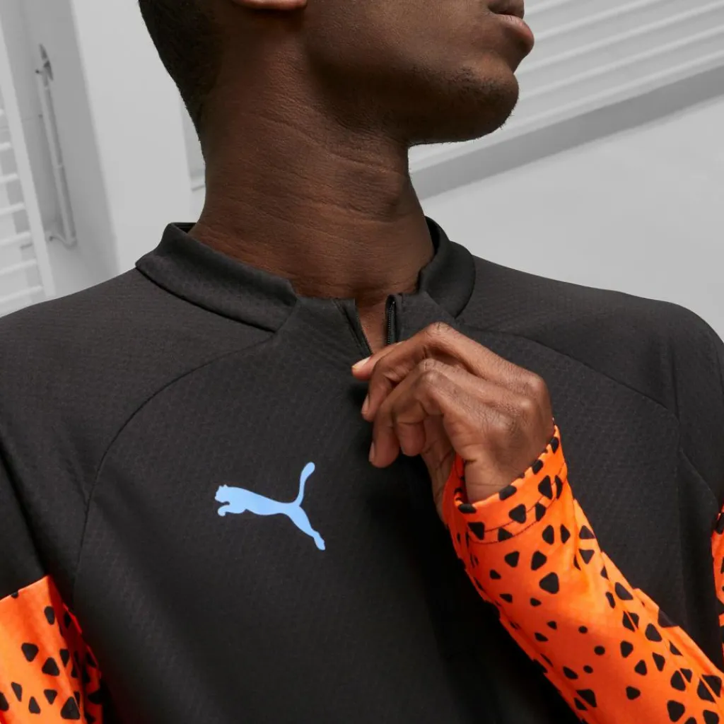 Puma IndividualCUP trainingsshirt heren black ultra orange< Voetbalkleding