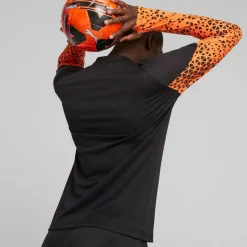 Puma IndividualCUP trainingsshirt heren black ultra orange< Voetbalkleding