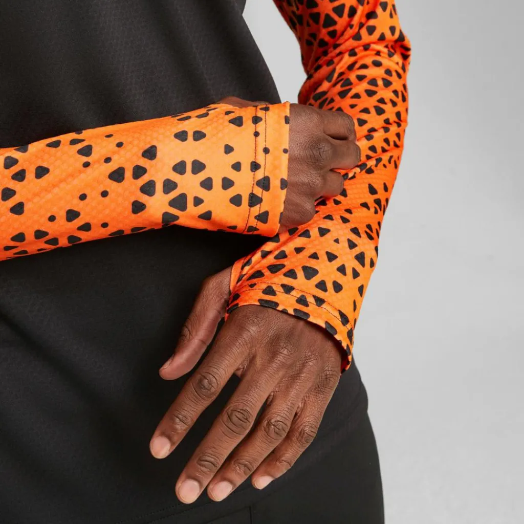 Puma IndividualCUP trainingsshirt heren black ultra orange< Voetbalkleding