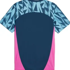Voetbalkleding-Puma IndividualFinal Jersey voetbalshirt heren ocean  tropic bright aqua
