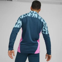 Puma IndividualFINAL trainingsshirt heren ocean tropic bright aqua< Voetbalkleding