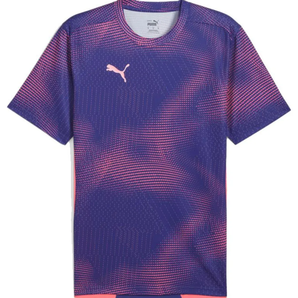 Voetbalkleding-Puma IndividualFINAL voetbalshirt heren club navy dark amethyst