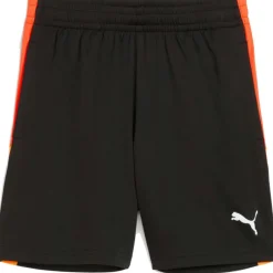 Voetbalkleding-Puma IndividualFINAL voetbalbroekje junior black heat fire