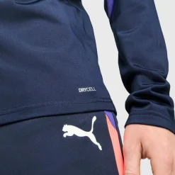 Puma IndividualLIGA 1/4 Zip trainingsshirt heren club navy< Voetbalkleding