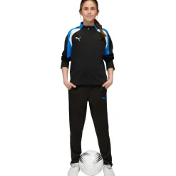 Puma IndividualLIGA trainingsshirt junior black white ultra blue< Voetbalkleding