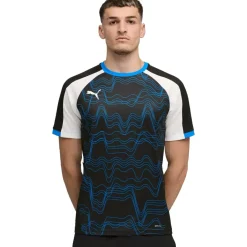 Puma IndividualLIGA voetbalshirt heren black white ultra blue< Voetbalkleding