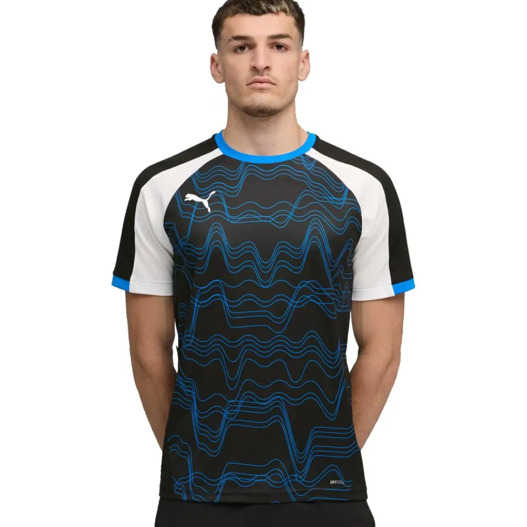 Puma IndividualLIGA voetbalshirt heren black white ultra blue< Voetbalkleding