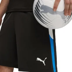 Voetbalkleding-Puma IndividualLIGA voetbalbroekje heren black white ultra blue