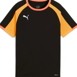 Voetbalkleding-Puma IndividualLIGA voetbalshirt junior black heat fire
