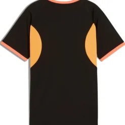 Voetbalkleding-Puma IndividualLIGA voetbalshirt junior black heat fire