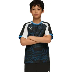 Puma IndividualLIGA voetbalshirt junior black white ultra blue< Voetbalkleding