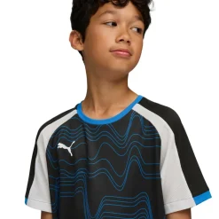 Puma IndividualLIGA voetbalshirt junior black white ultra blue< Voetbalkleding