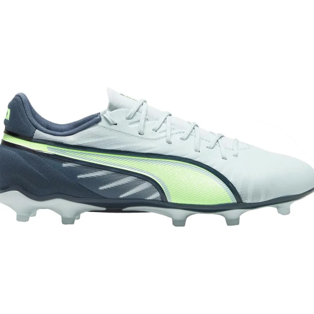 Puma KING MATCH FG AG voetbalschoenen heren frosted dew fizzy apple grey skies< Voetbalschoenen