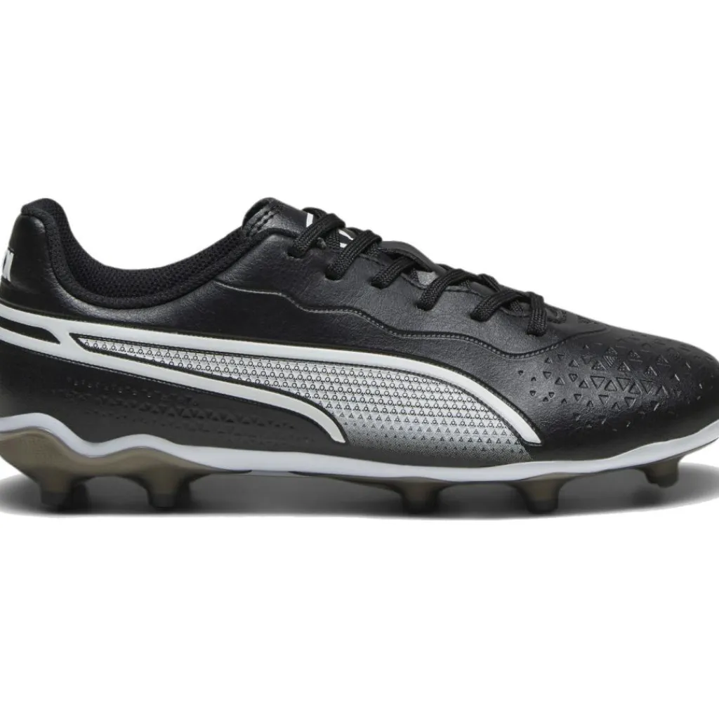 Puma KING MATCH FG AG voetbalschoenen junior Pum black white< Voetbalschoenen