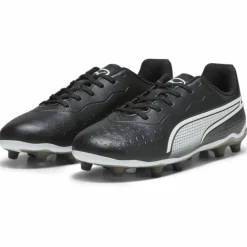 Puma KING MATCH FG AG voetbalschoenen junior Pum black white< Voetbalschoenen