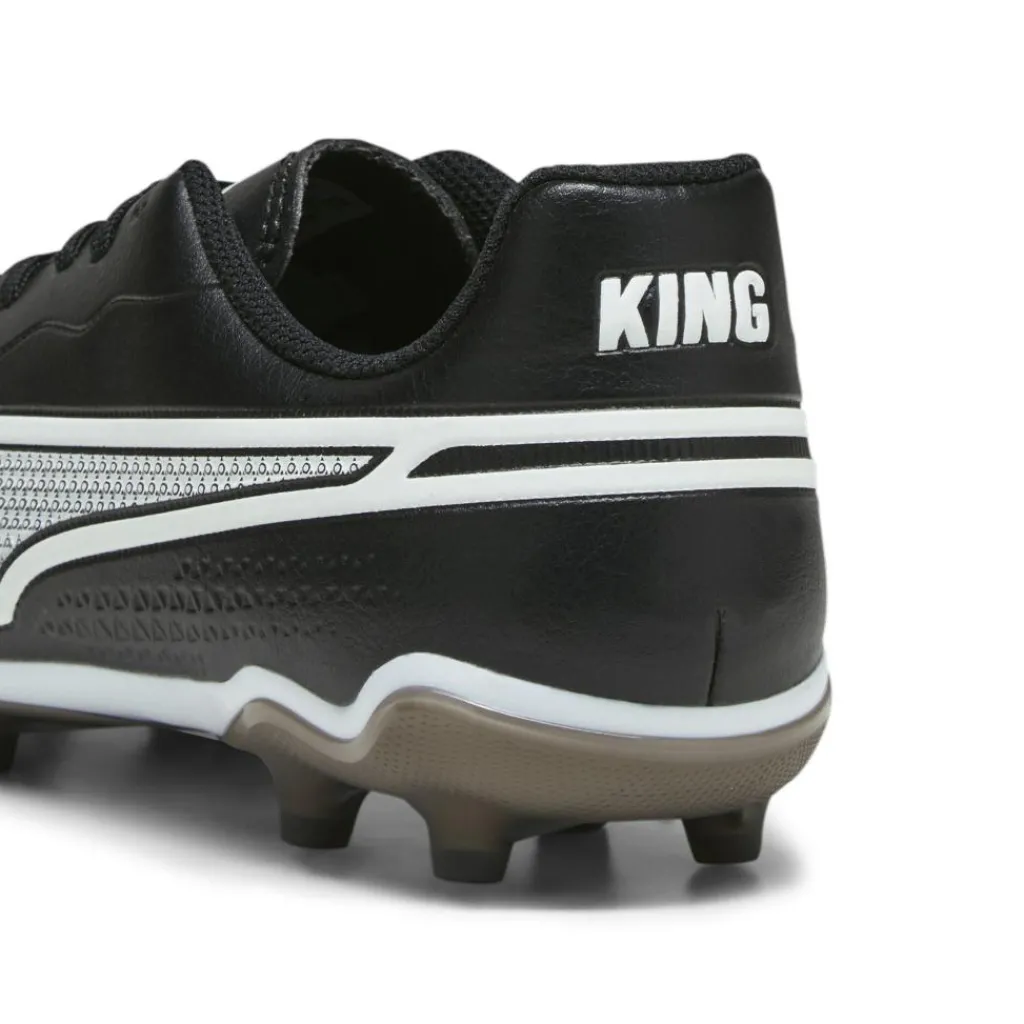 Puma KING MATCH FG AG voetbalschoenen junior Pum black white< Voetbalschoenen