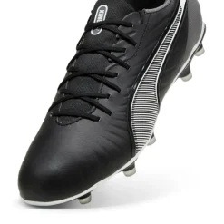 Puma KING MATCH FG AG voetbalschoenen heren black white cool dark grey< Voetbalschoenen